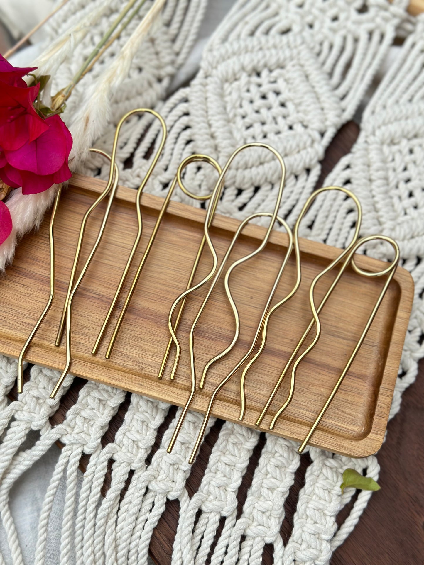 Hair Fork - Brass