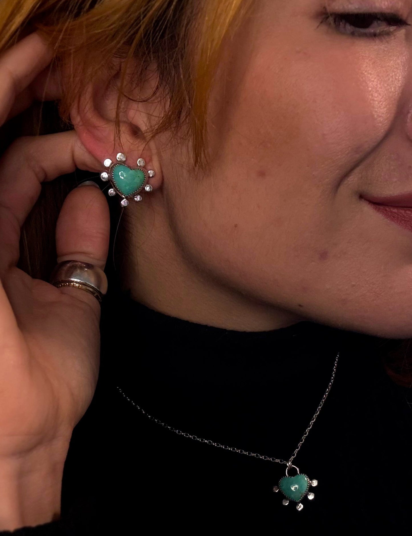 Bella Earrings - Kingman Turquoise