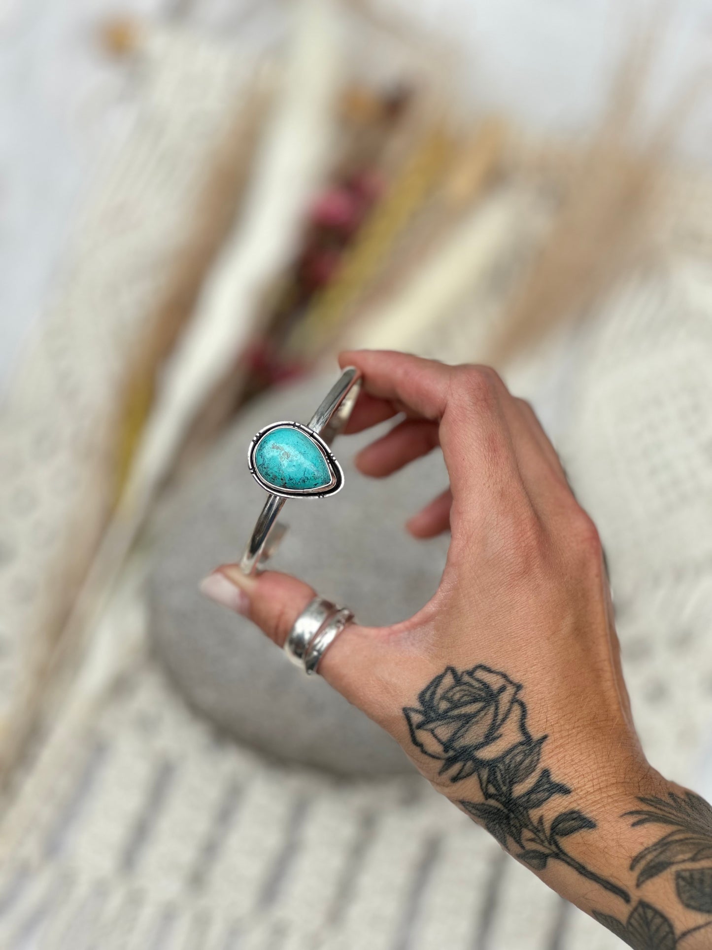 Amazonite Sterling Silver .925 Cuff