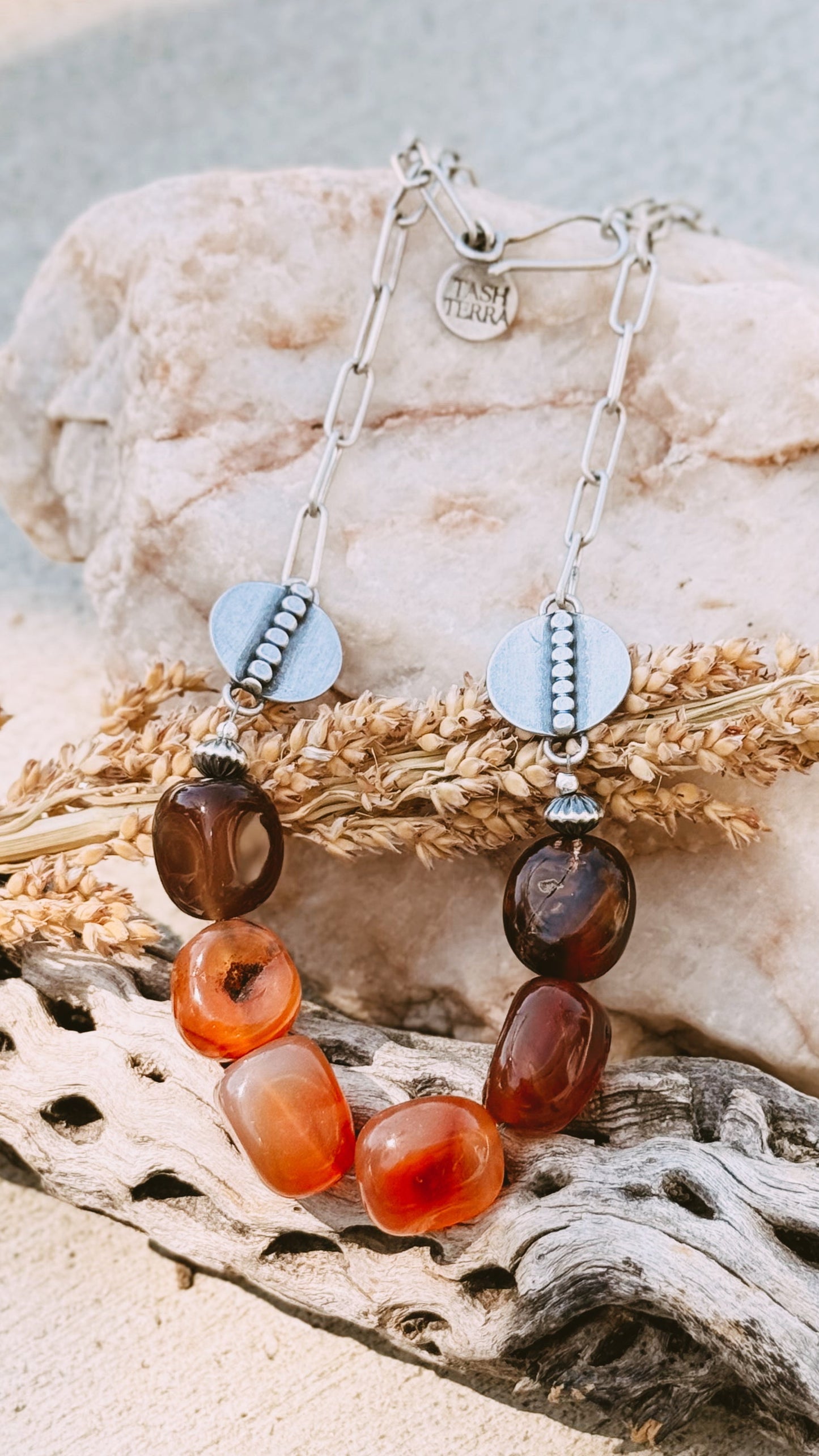 Denise Necklace - Carnelian