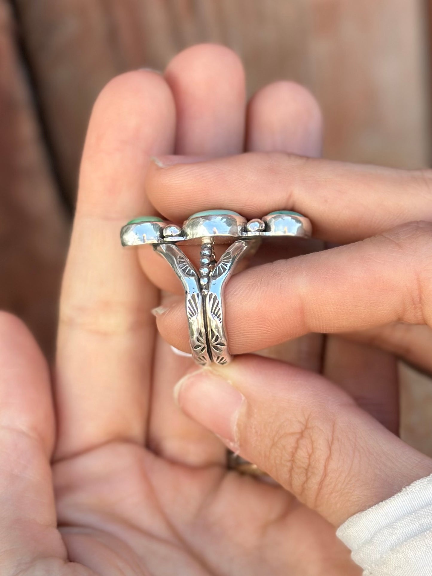 Olivia Statement Ring - Sterling Silver .925 SIZE 9