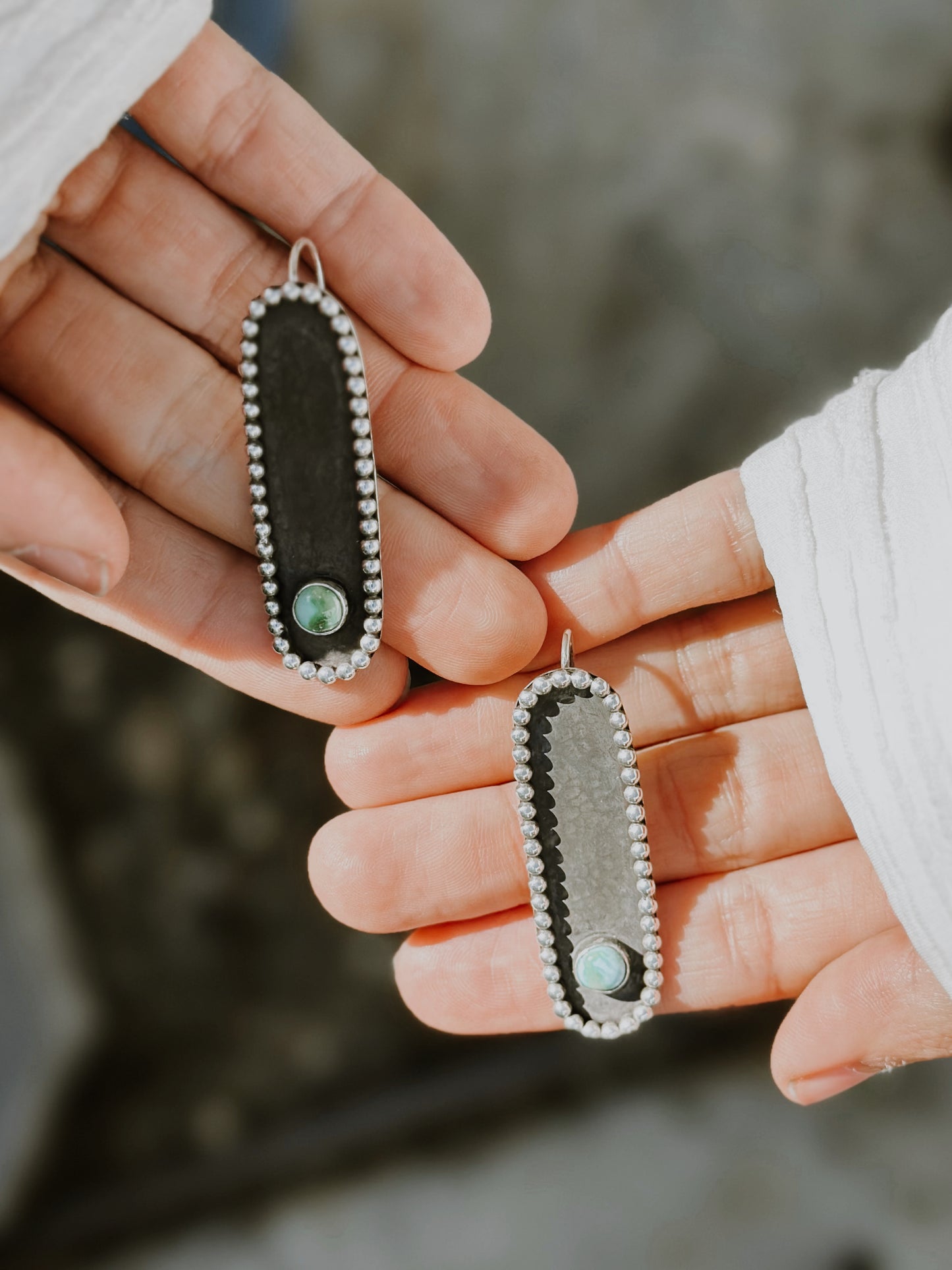 Emma Earrings - Verde Valley - Sterling Silver .925