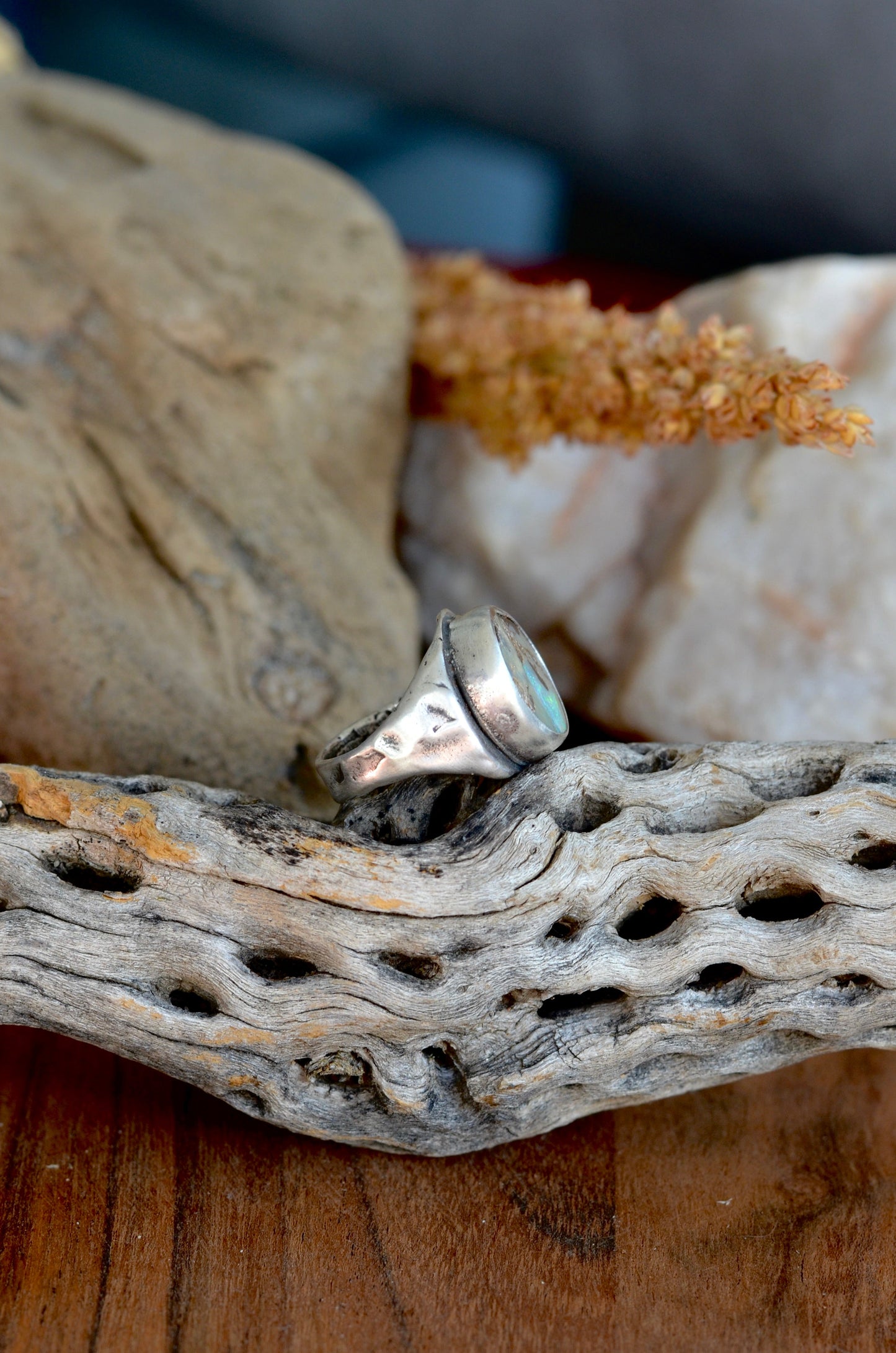 Sage Ring - Boulder Opal - Size 6