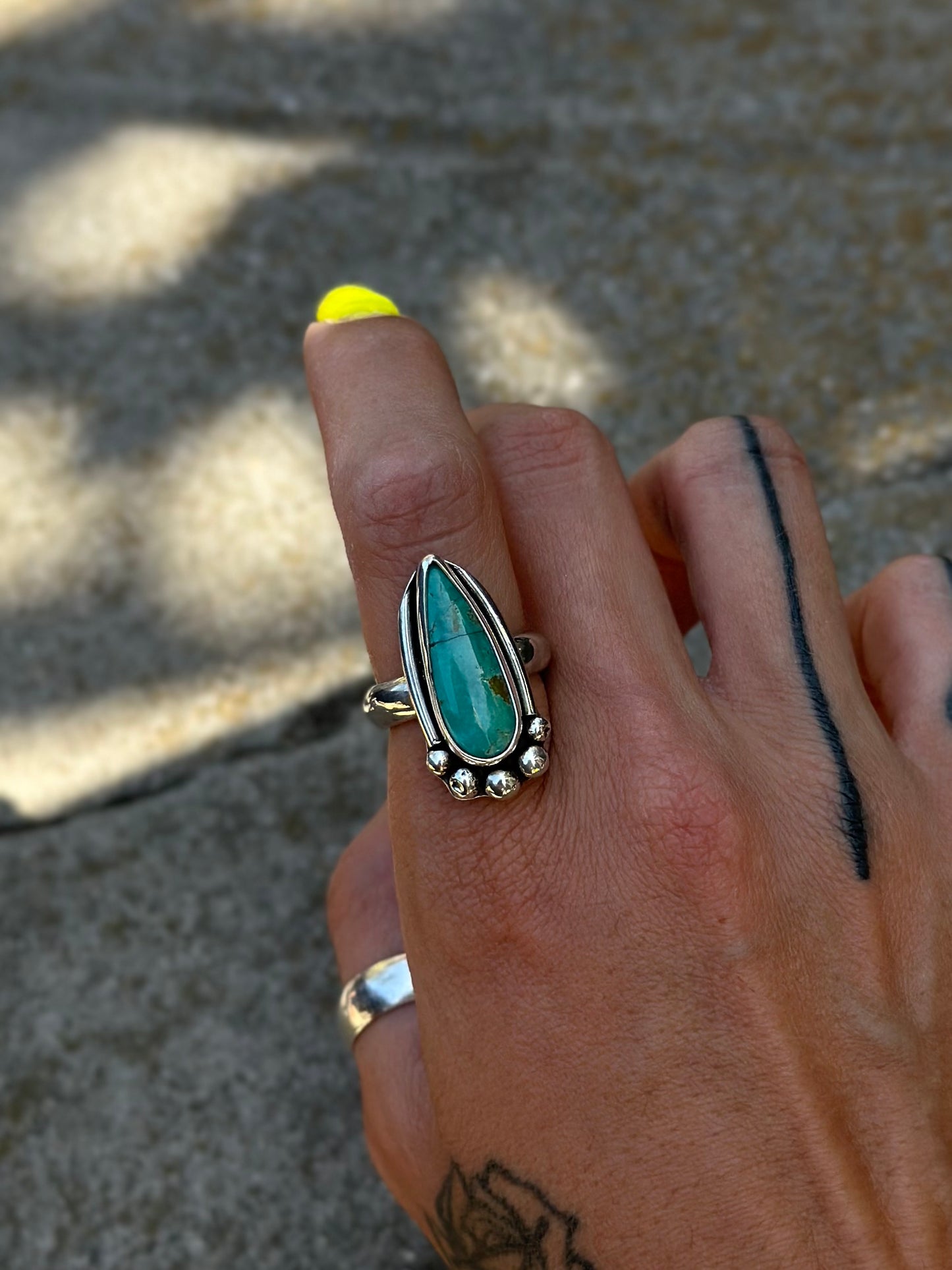 Valerie Ring - Royston Turquoise - SIZE 8