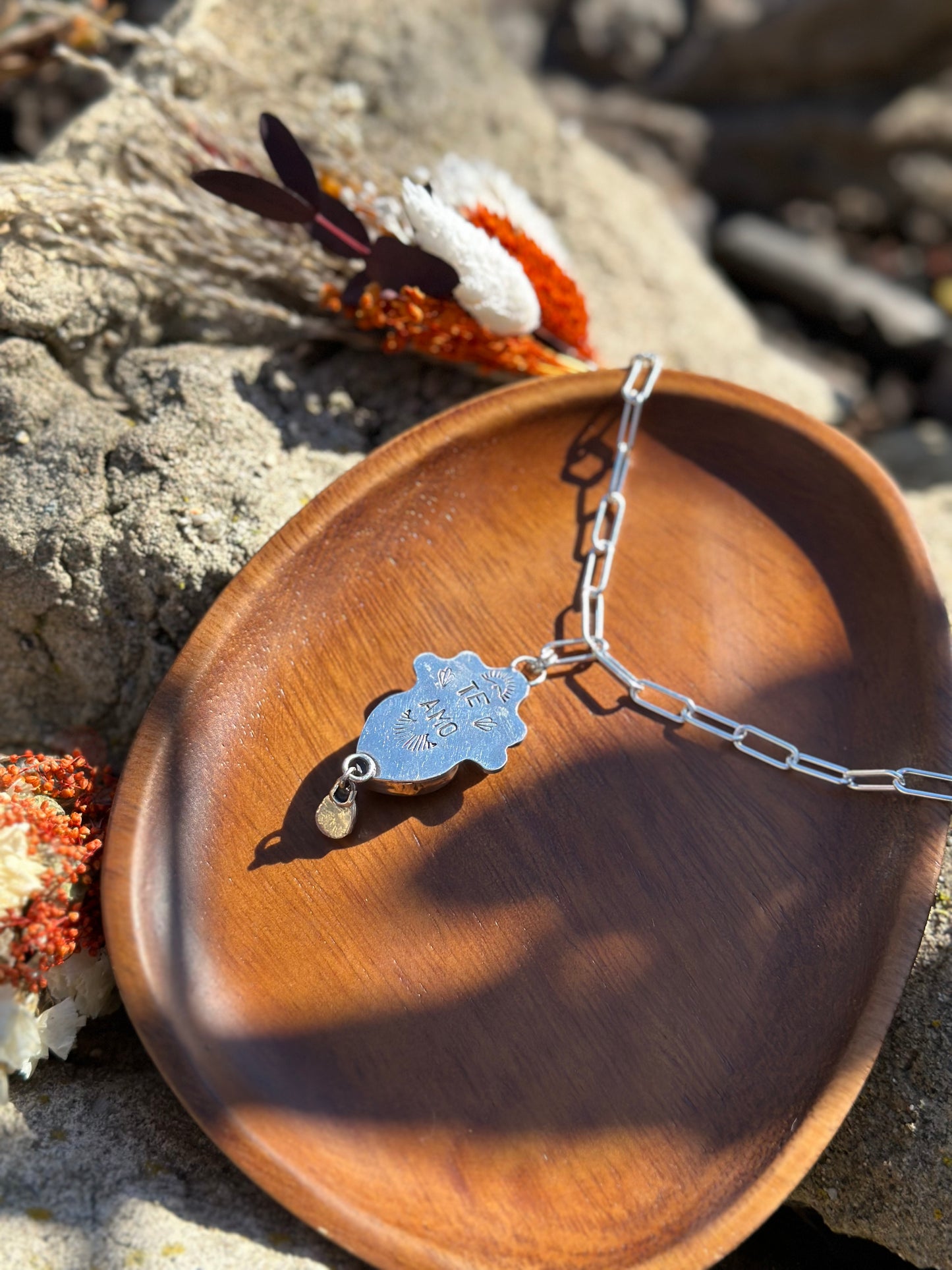 Te Amo Necklace - Sterling Silver .925