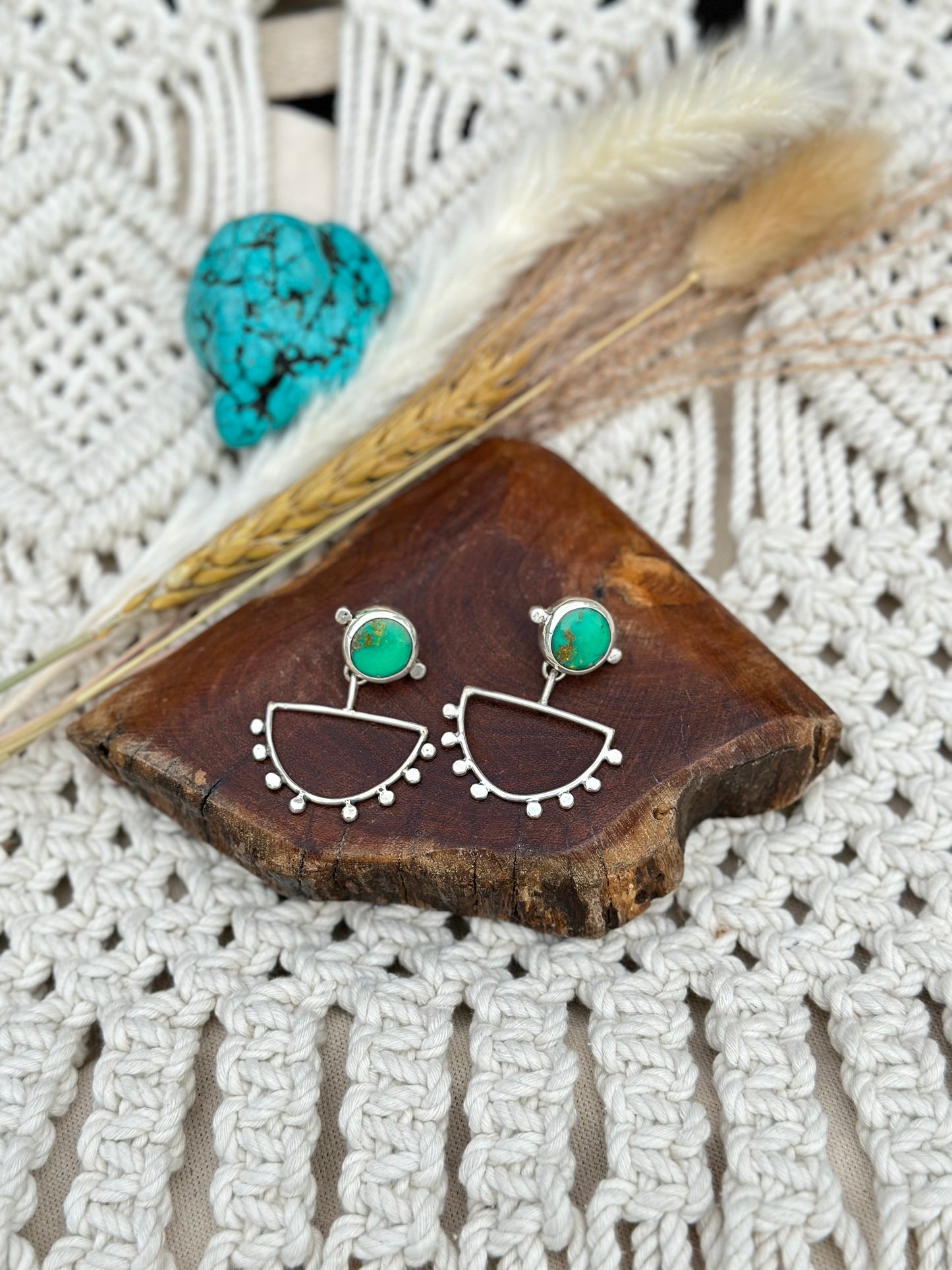 Meia Lua Earrings - Sonoran Gold - Sterling Silver .925