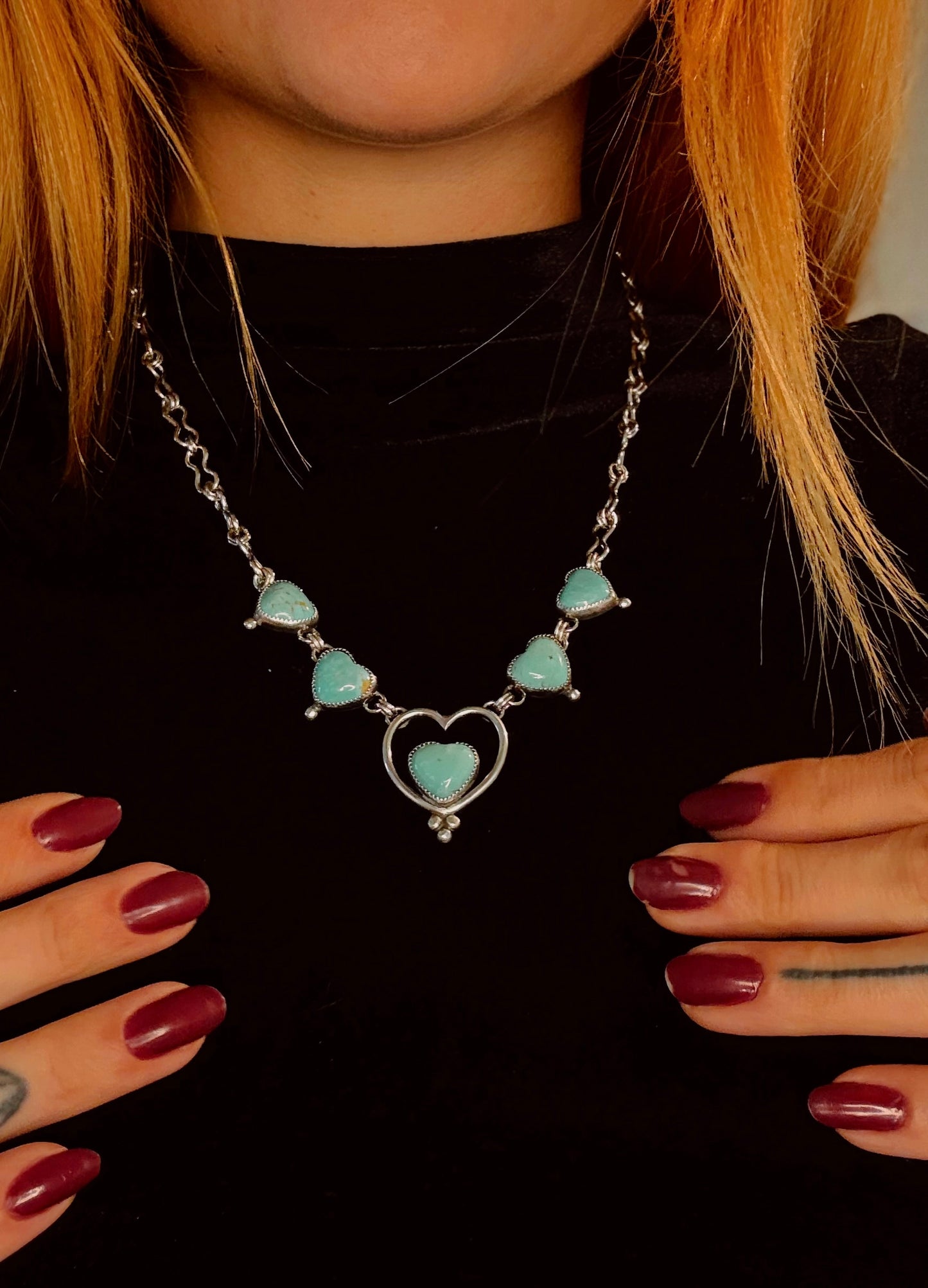 Nina Necklace - Kingman Turquoise