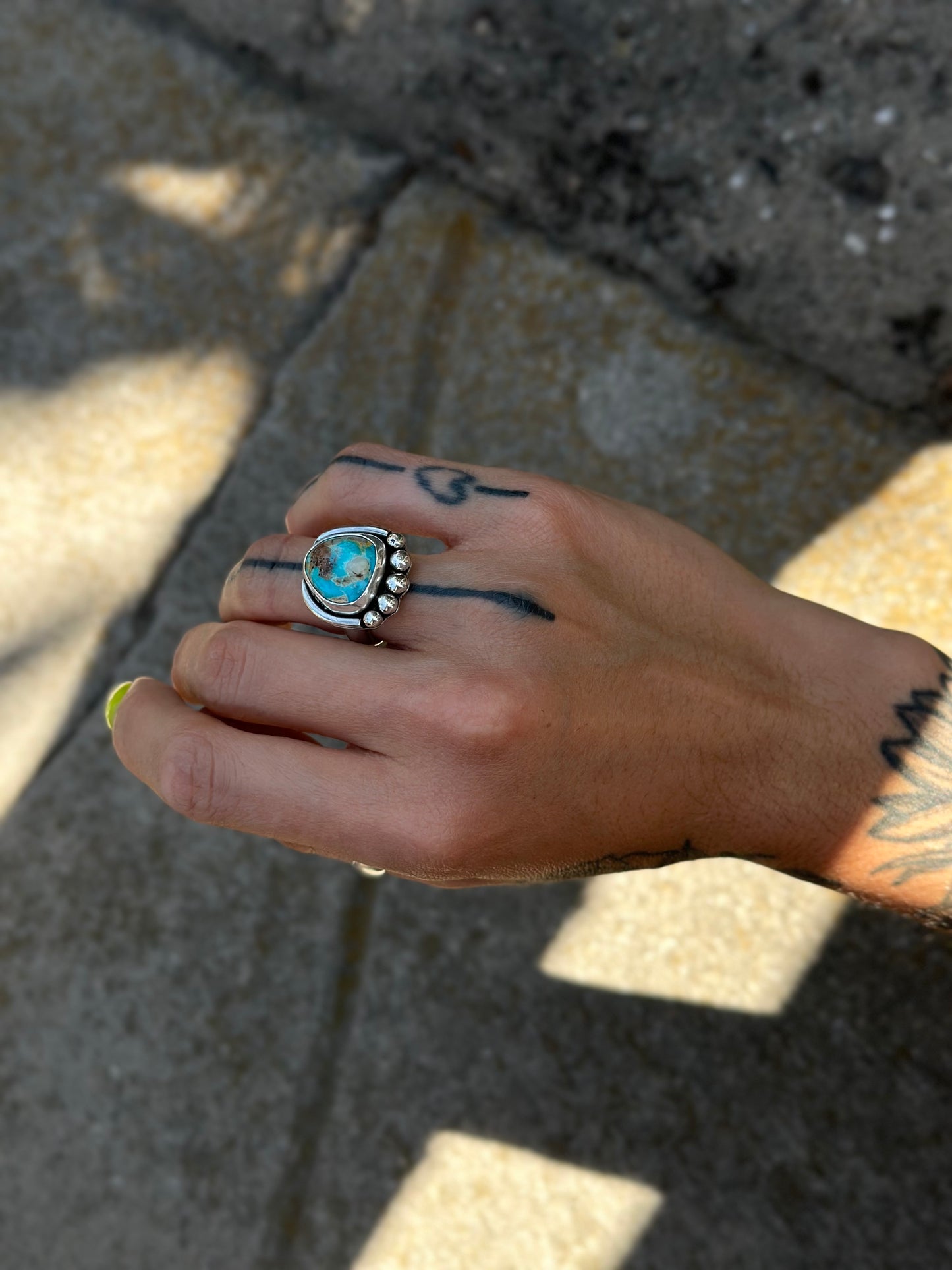 Valerie Ring - Boulder Turquoise - SIZE 6