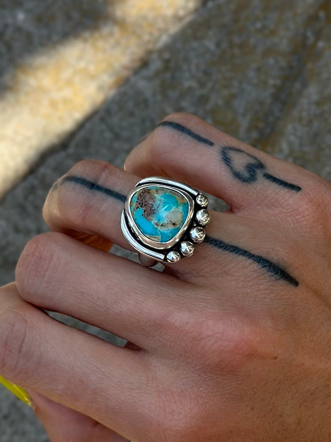 Valerie Ring - Boulder Turquoise - SIZE 6