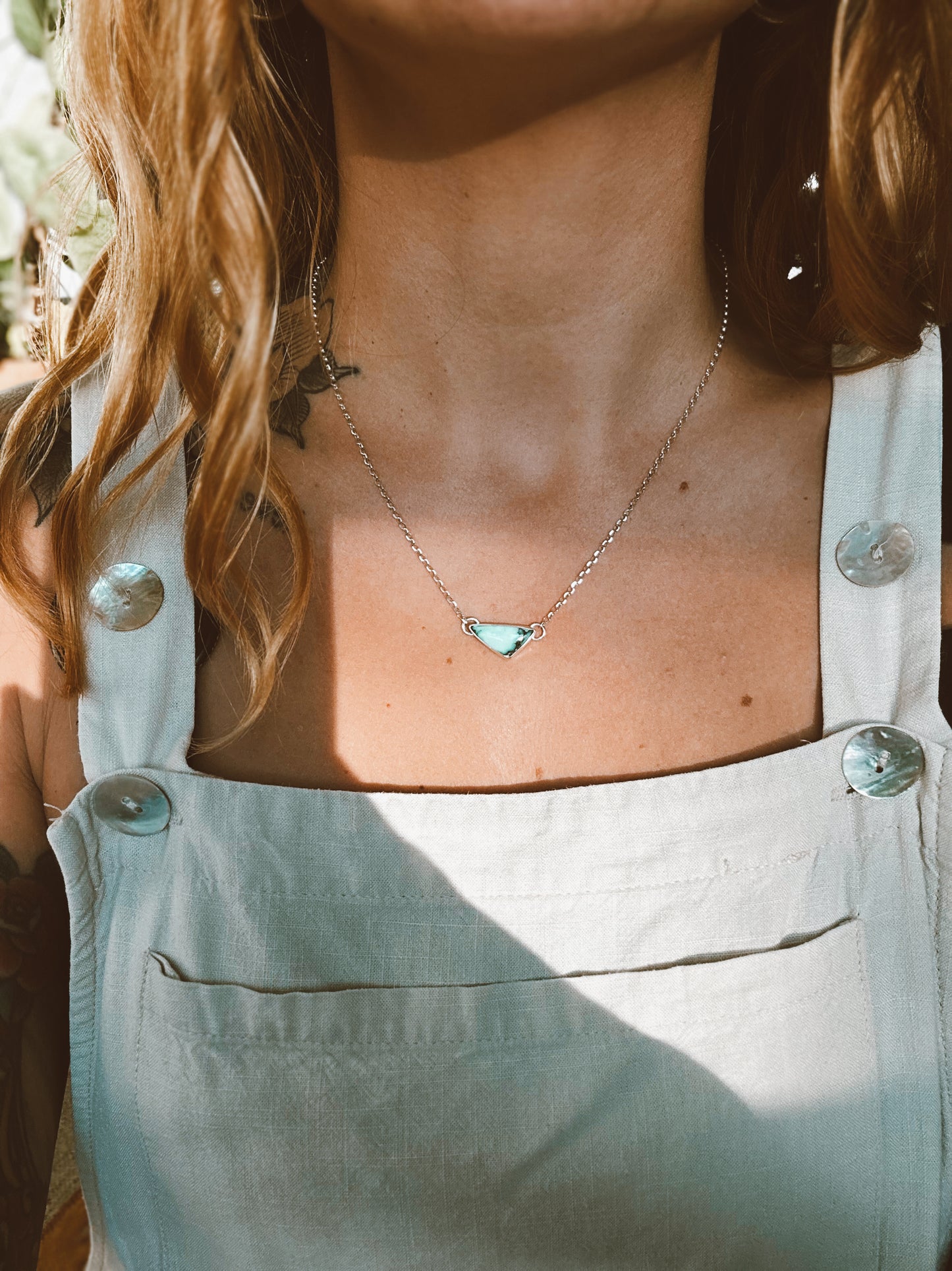 Anne Everyday Necklace - Emerald Rose