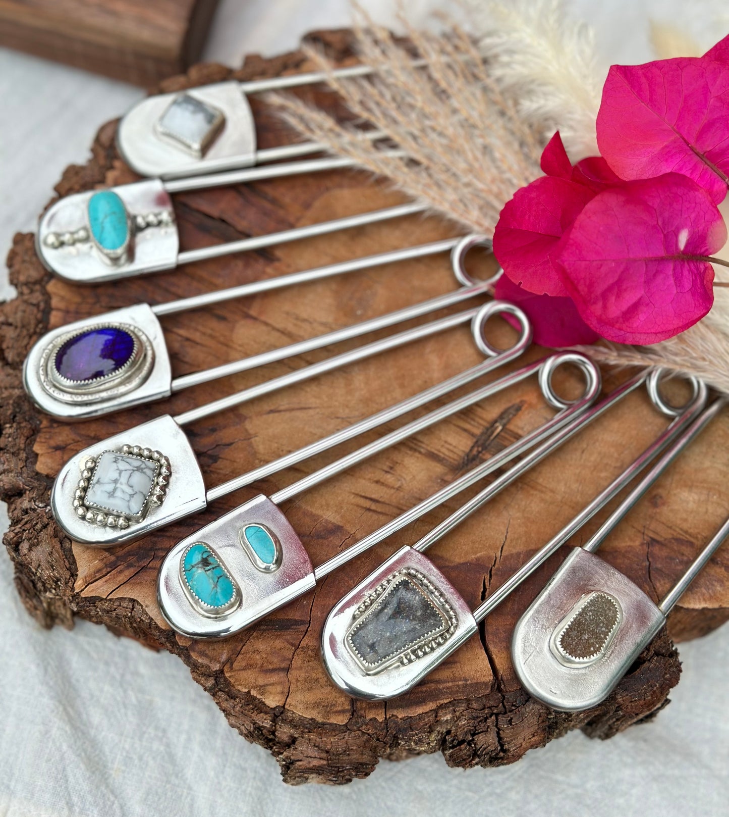 Jumbo Safety Pin Keychain