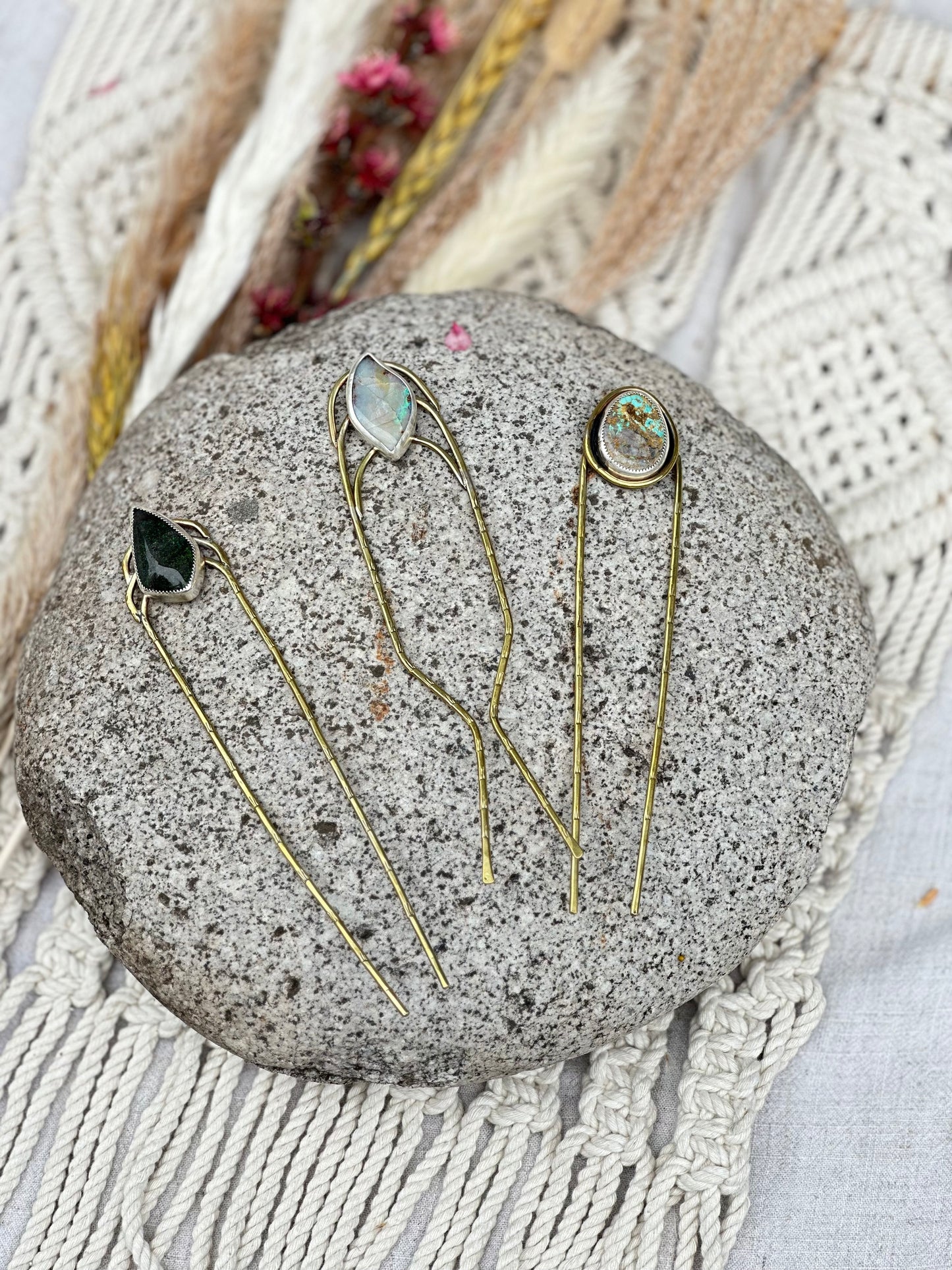 Fairy Hair Fork - Brass