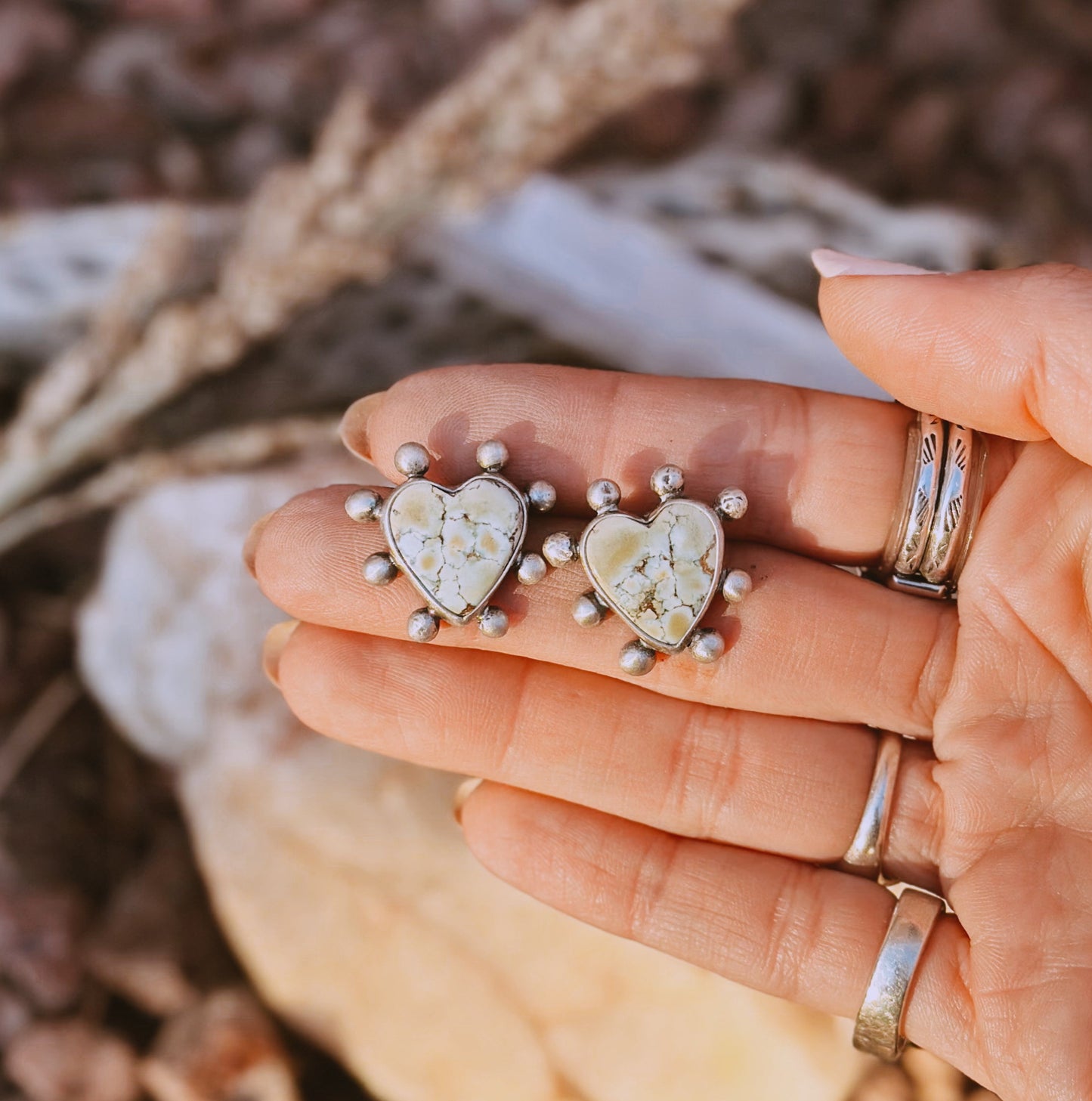 Bella Studs - Hubei Turquoise