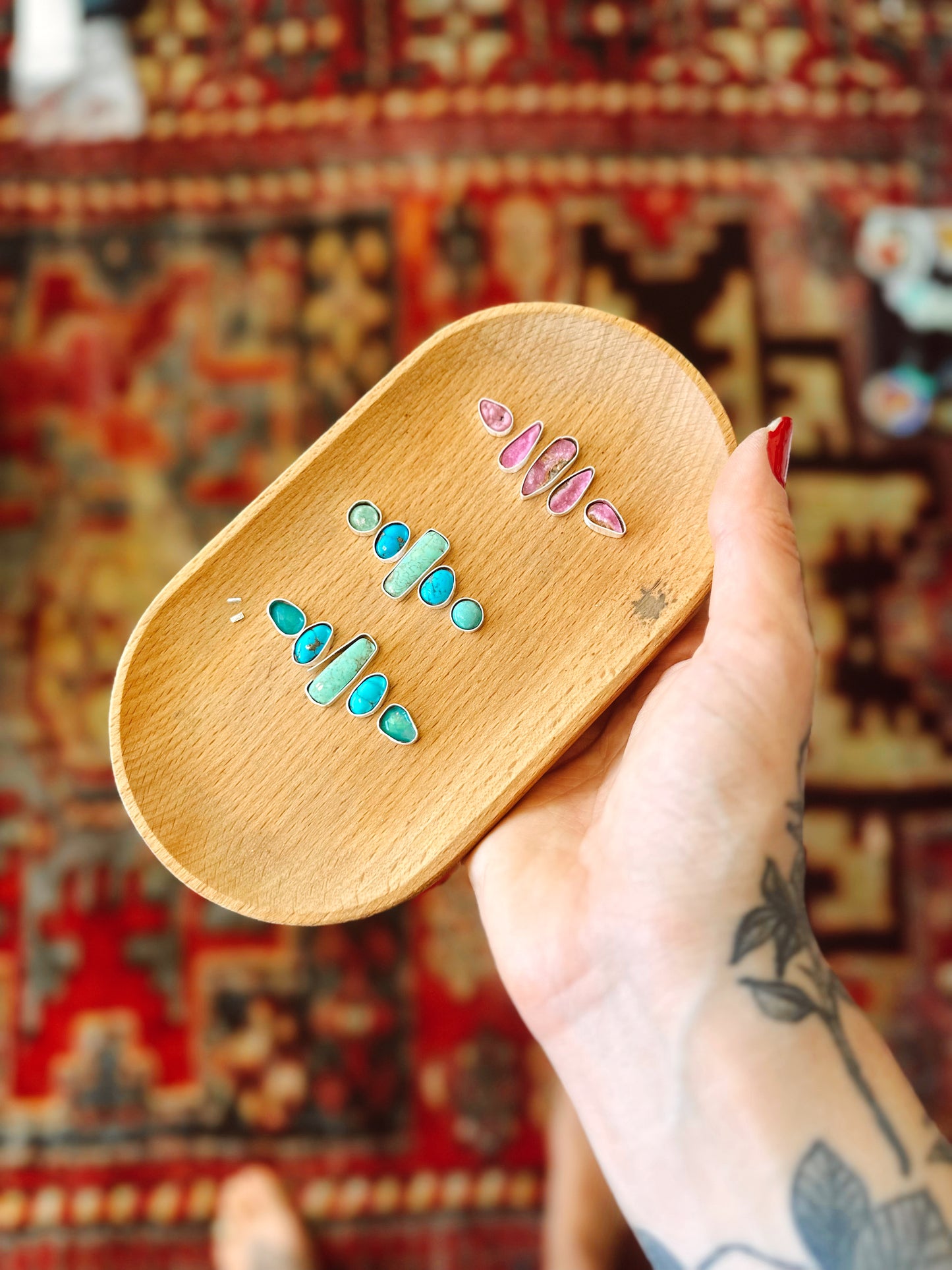 Multi stone Ring - size 8