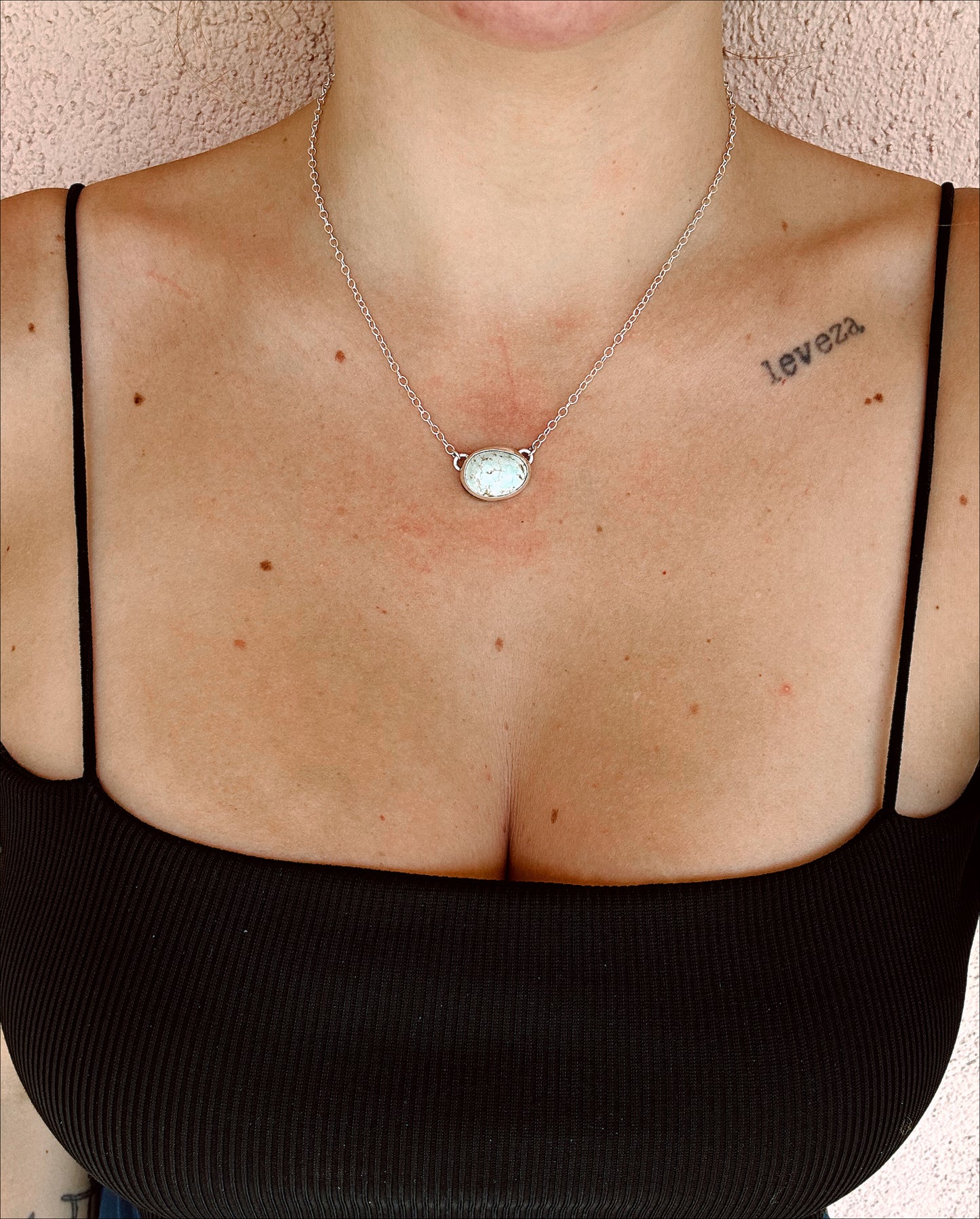 Amazonite Necklace/choker Sterling Silver .925