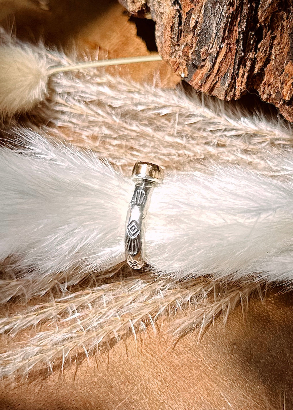 Australian Opal Sterling Silver & 14k Gold Filled Ring SIZE 5 3/4