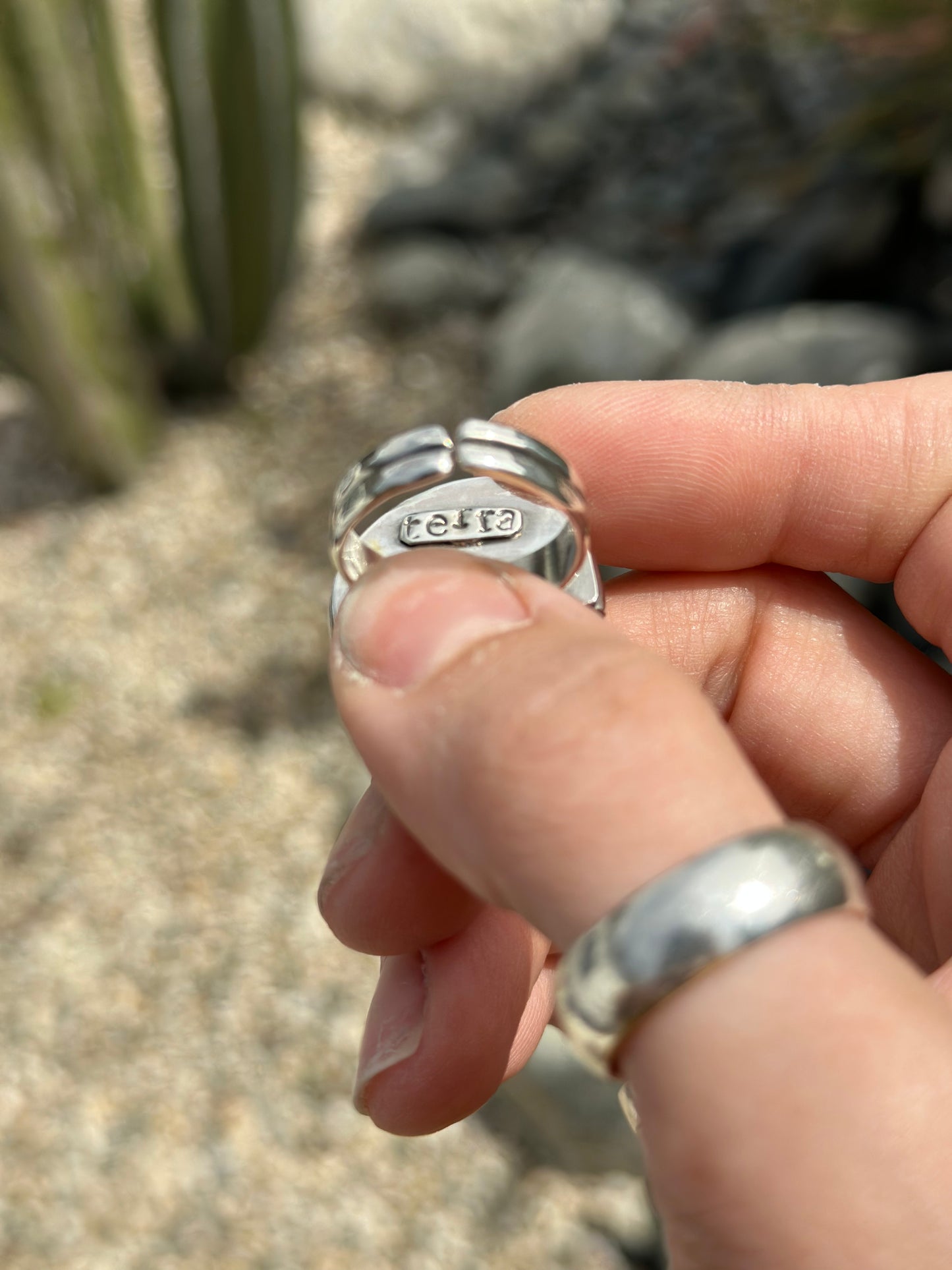 Carico Lake Chunky Statement Ring .925