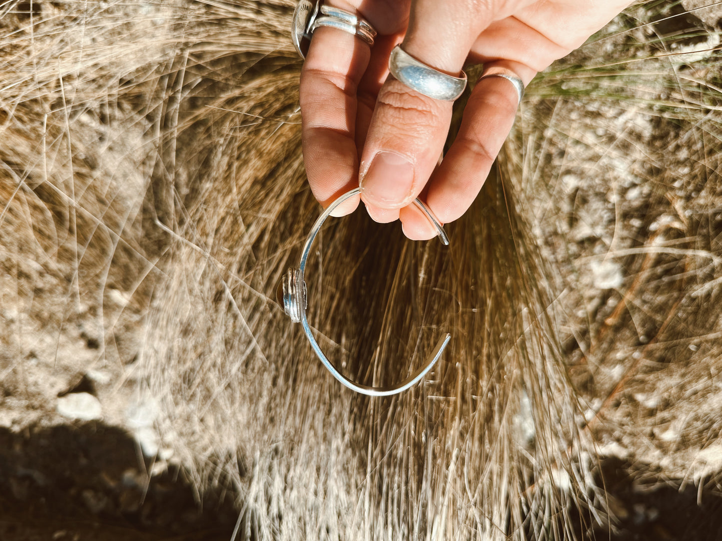 Tiger Eye Cuff - Sterling Silver .925