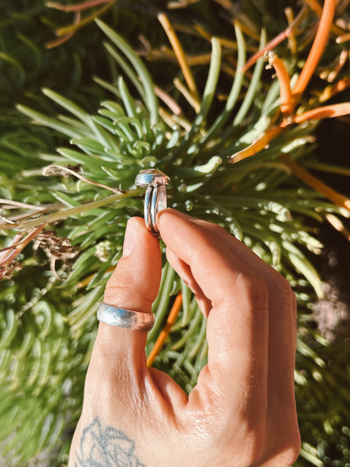Citrine Ring - Sterling Silver .925 *finish in your size*