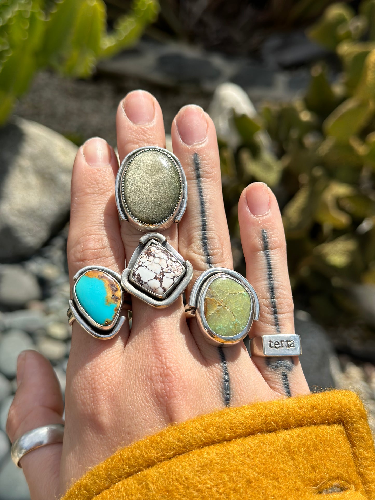 Let's Ride! Wild Horse Open Shank Ring .925 Size 8