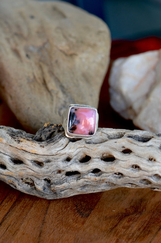 Sage Ring - Pink Opal - Size 7