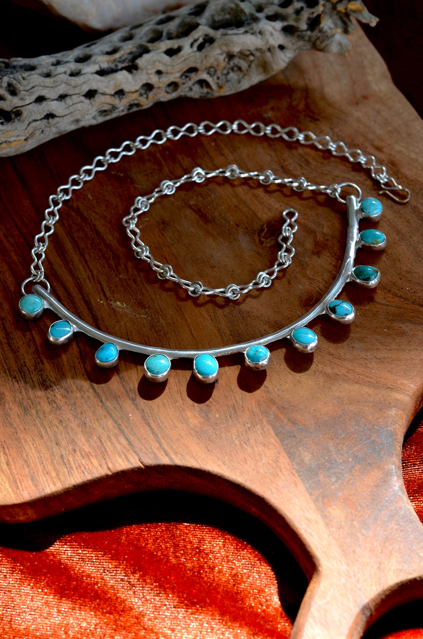 Lara Necklace - Sonoran Turquoise