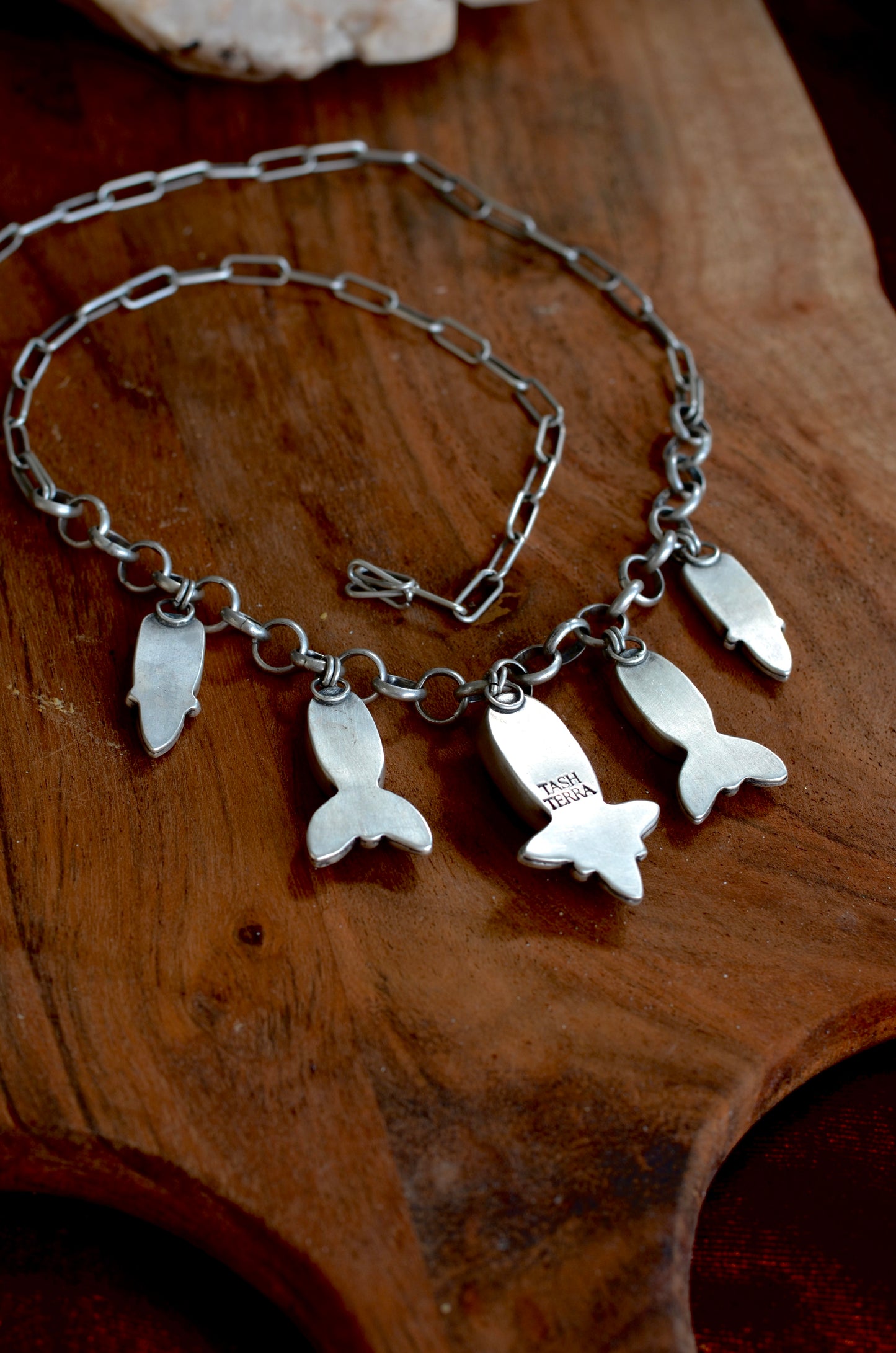 Patricia - Charm Necklace - Turquoise and Variscite