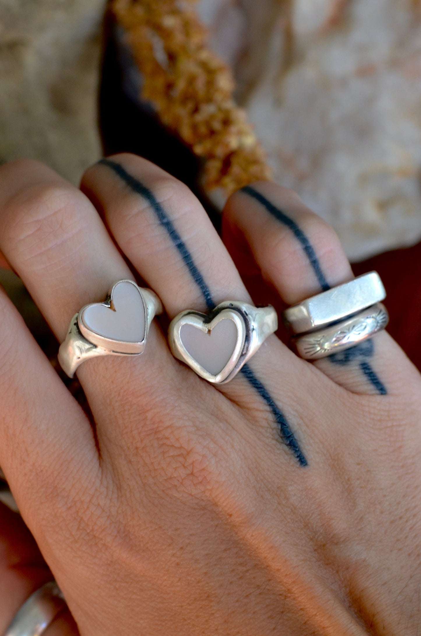 Sage Ring - Mother Of Pearl - Size 8 1/2