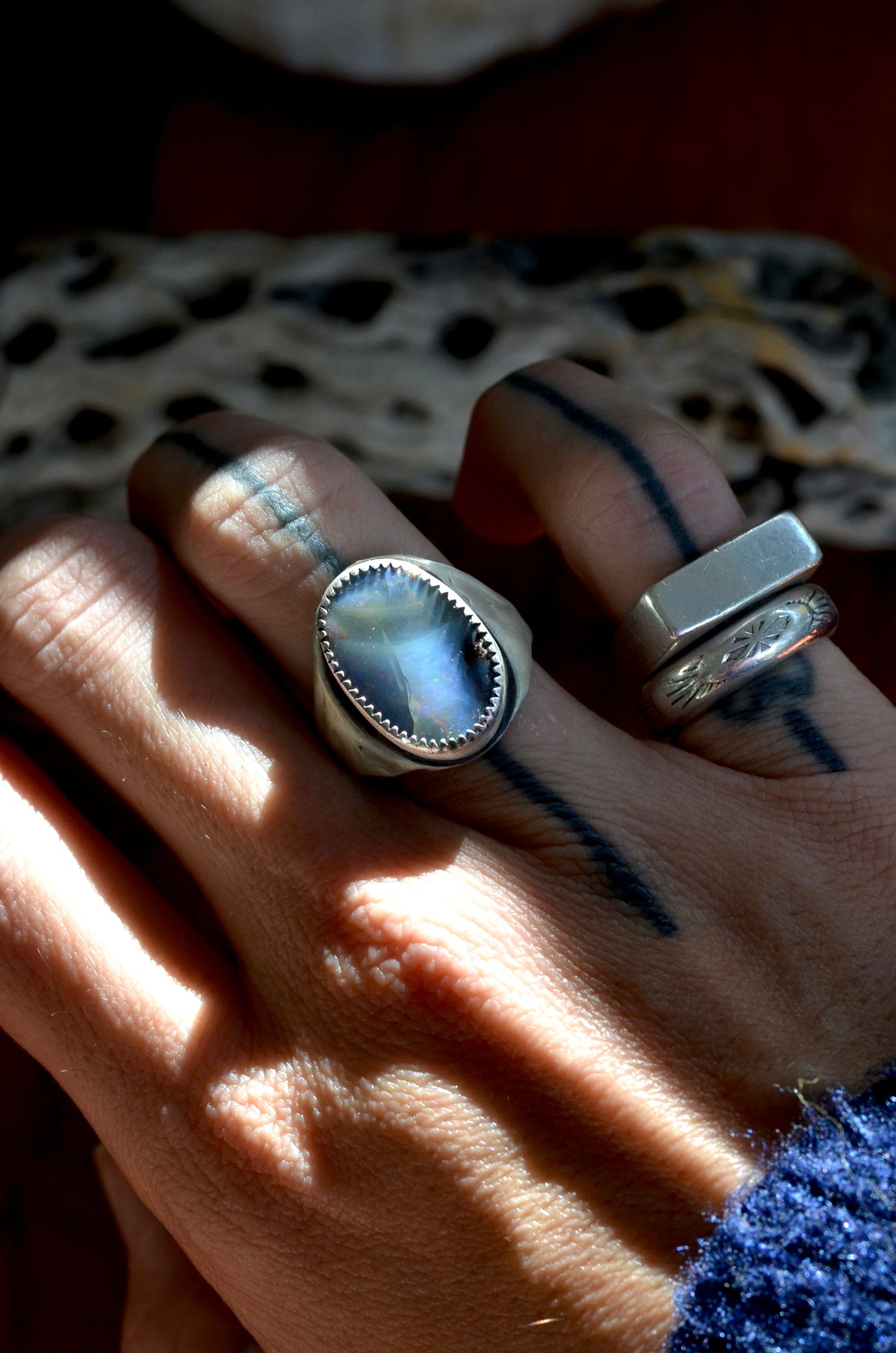 Sage Ring - Boulder Opal - Size 6 1/2