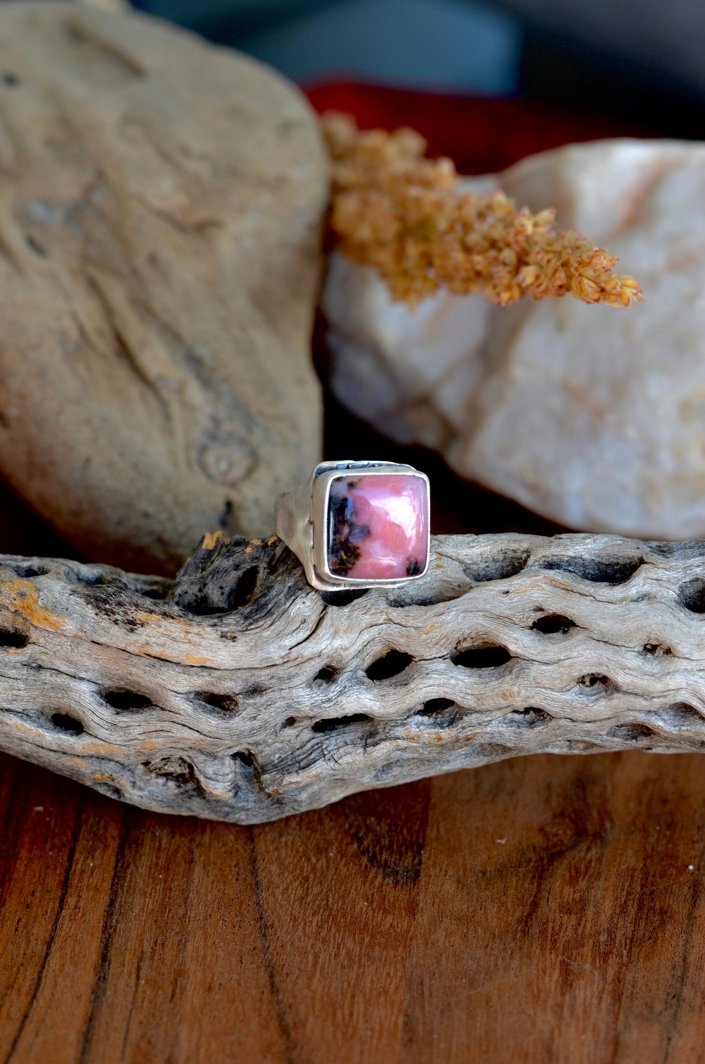 Sage Ring - Pink Opal - Size 7