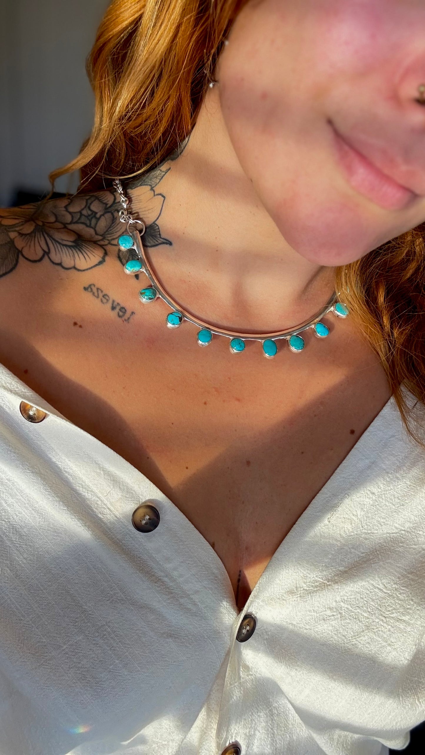 Lara Necklace - Sonoran Turquoise
