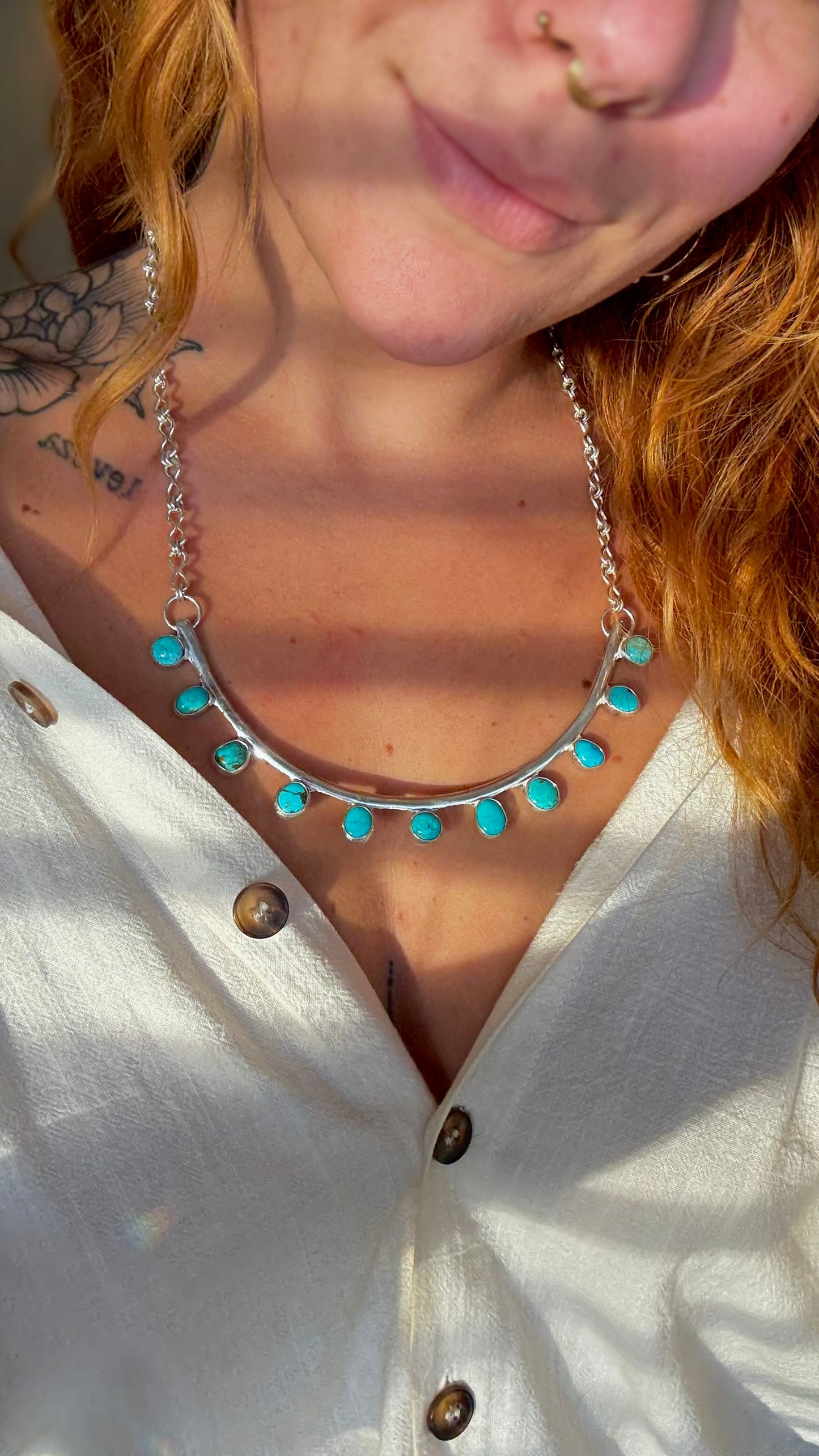 Lara Necklace - Sonoran Turquoise