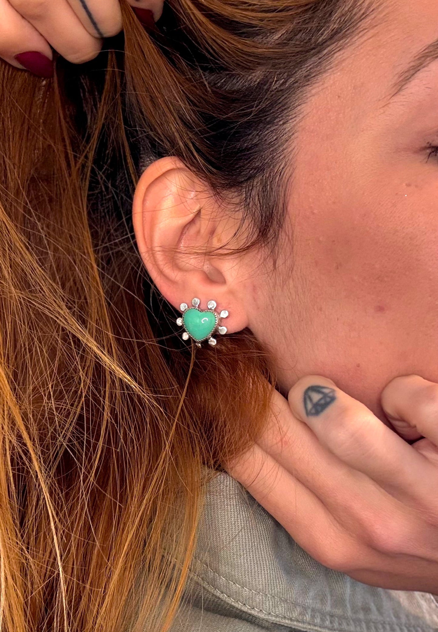 Bella Earrings - Kingman Turquoise