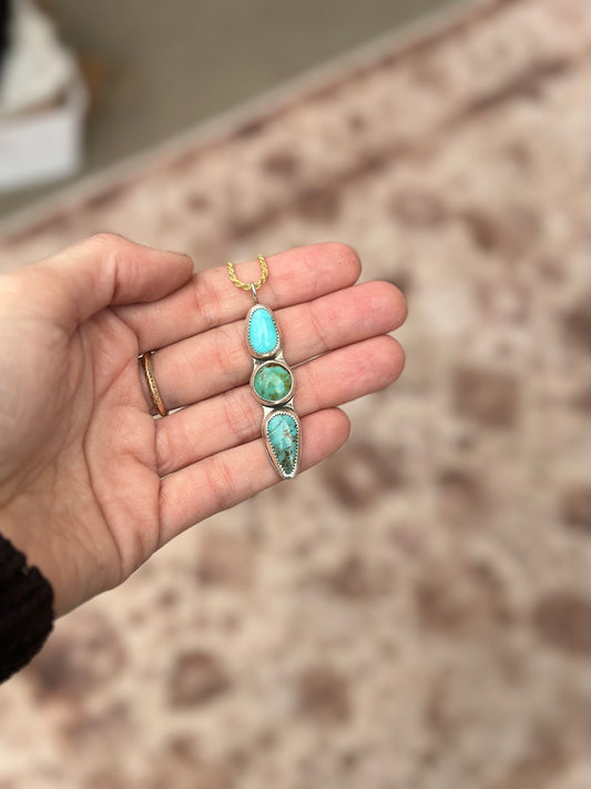 Multi stone pendant