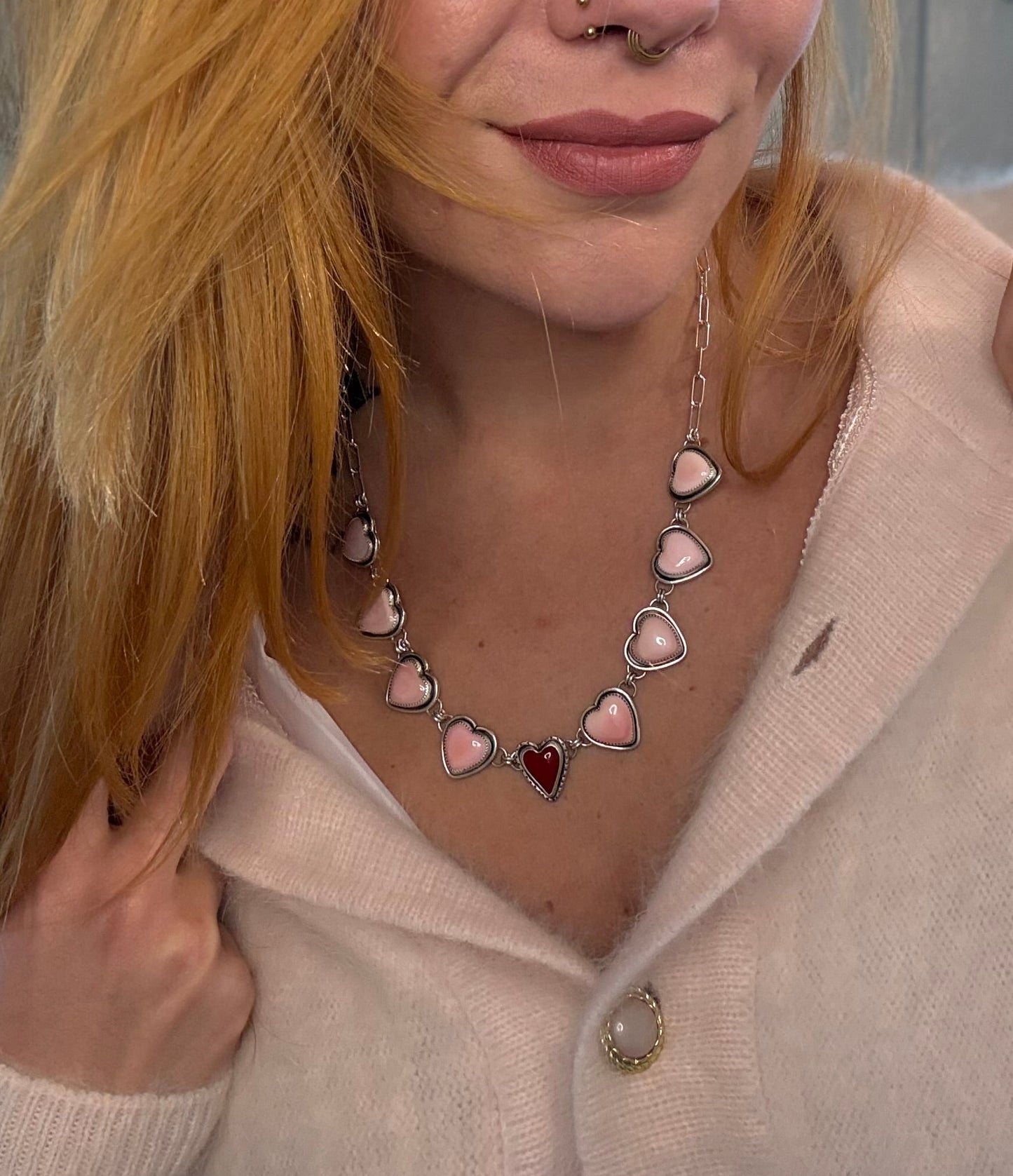 Liz - Queen Conch/Rosarita Necklace