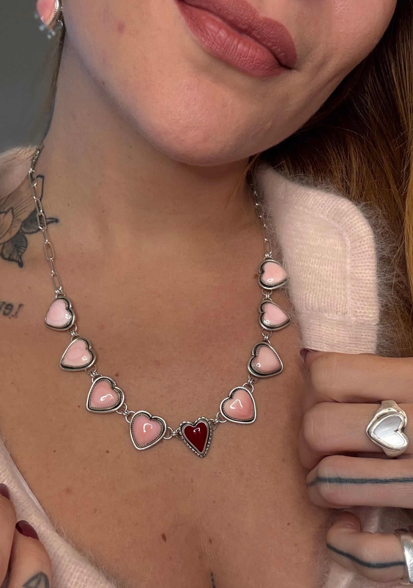 Liz - Queen Conch/Rosarita Necklace