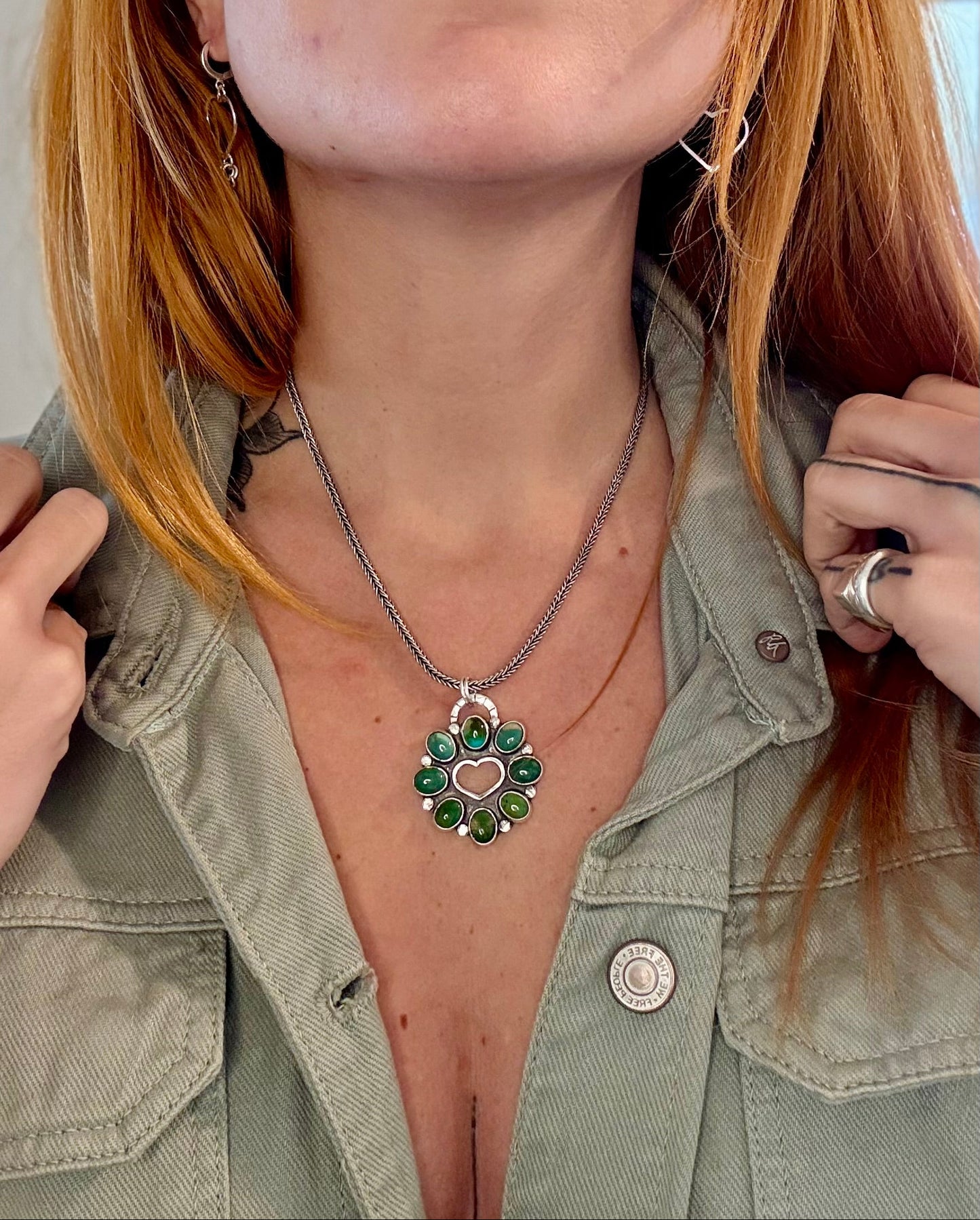 Athena - Kingman Turquoise Necklace